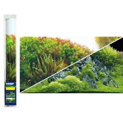 Задній фон Hobby Planted River/Green Rocks 120x50см (31045)