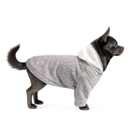 Толстовка Pet Fashion «Delicate» для собак, розмір S, сіра: додаткове фото 3
