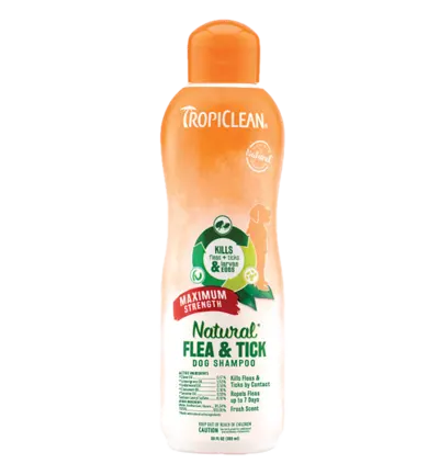 Шампунь Flea & Tick "Максимальна сила" від бліх і кліщів, для собак, 592 мл