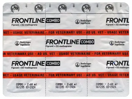 Краплі на холку Boehringer Ingelheim Frontline Combo для собак від 20 до 40 кг 3 піпетки: додаткове фото 5