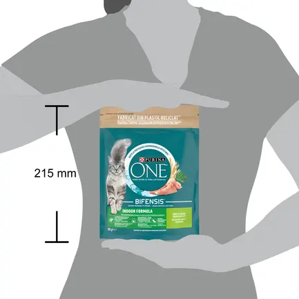Сухий корм PURINA ONE Indoor для дорослих котів що постійно перебувають у приміщенні комплекс Bifensis з індичкою 200 г: додаткове фото 3