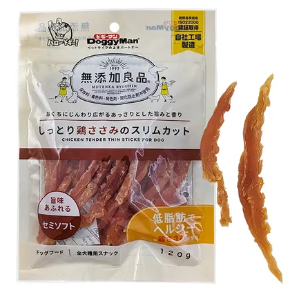 DoggyMan Chicken Tender Thin Sticks ДОГГІМЕН КУРЯЧЕ ФІЛЕ ТОНКІ ПАЛИЧКИ ласощі для собак 0,12 кг