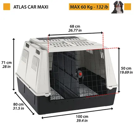 Ferplast ATLAS CAR MAXI Автомобільний конт для трансп тварин: додаткове фото 2