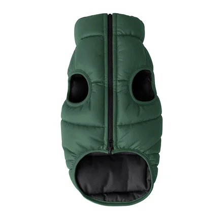 Курточка для собак WAUDOG Re-clothes двостороння, M50, A 45-50, B 76-78, C 55-60, смарагдовий: додаткове фото 6