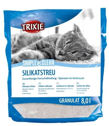 Наповнювач Trixie Simple&amp;Clean для котів, сілікагелевий, 8 л