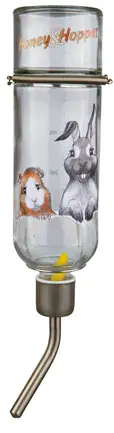 Поїлка Trixie Honey & Hopper для гризунів, автоматична, 500 мл (скло)