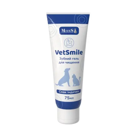 Ветсмайл (VetSmile) зубний гель для чищення (для котів і собак), 75 мл, MODES