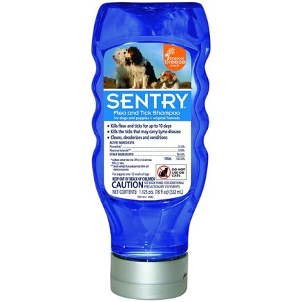 Sentry Tropical Breeze Shampoo СЕНТРІ ТРОПІЧНИЙ БРИЗ шампунь від бліх і кліщів для собак 0,532 л