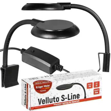 Світильник LED Kruger Meier Velluto S-Line Black 7W для акваріумів 10-40 літрів та рослин: додаткове фото 5