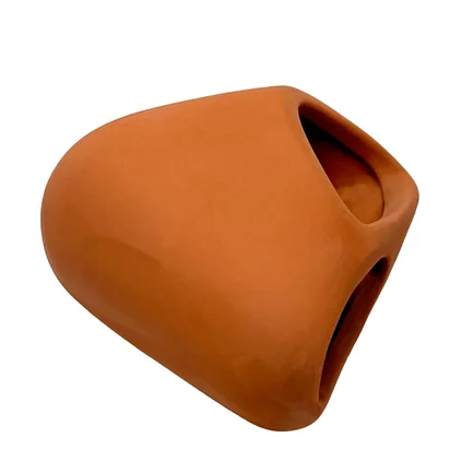Декорація Hobby Wave Cave 1 red 12x12x5,5 см - керамічне укриття для риб і креветок в акваріумі (41657): додаткове фото 7