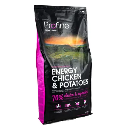 Сухий корм Profine Energy для активних собак всіх порід, з куркою та картоплею, 15 кг: додаткове фото 5