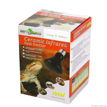 Керамічний випромінювач тепла Repti-Zoo Ceramic Heat 100W (DL2750100B): додаткове фото 3