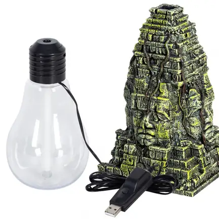 Генератор туману Repti-Zoo Ancient Castle Fogger 12,5х12,5х21см (TF08): додаткове фото 2