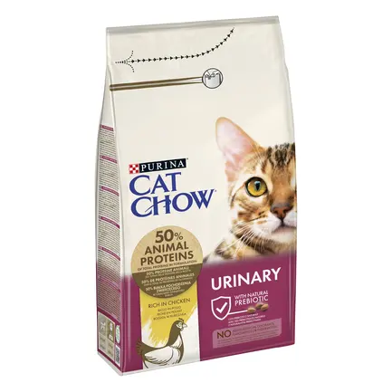 Сухий корм CAT CHOW Urinary для дорослих котів для підтримки здоров'я сечовивідної системи з куркою 1,5 кг: додаткове фото 2