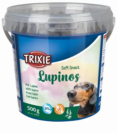 Вітамінізовані ласощі Trixie Soft Snack Lupinos для собак, м’ясо птахів/білок люпину, 500 г: додаткове фото 3
