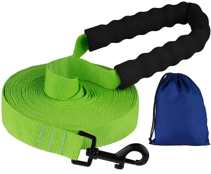 Повідець для Собак Bronzedog Active Нейлоновий з М'якою Ручкою Салатовий M