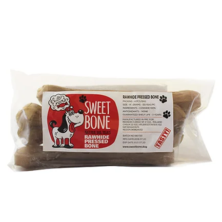 Ласощі Sweet Bone Кістка натуральна пресована 4 шт / упак, 520 г