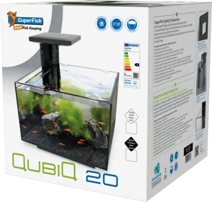 Акваріумний набір SuperFish SF QUBIQ 20 BLACK (A4050889)