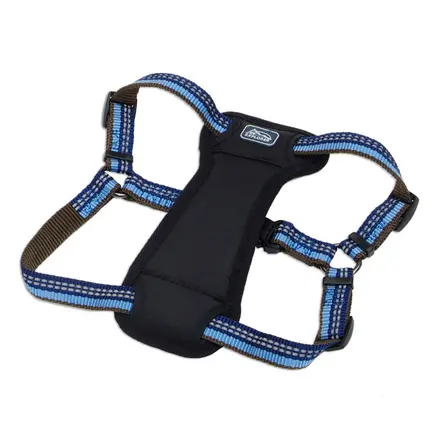 Coastal K9 Explorer Harness КОСТАЛ К9 ЕКСПЛОРЕР світловідбивна шлея з нагрудником для собак 20.4-45.3кг Сапфіровий