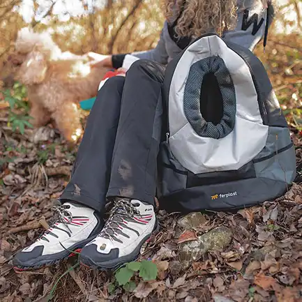 Ferplast KANGOO L GREY BACKPACK Рюкзак для транспортування собак: додаткове фото 3