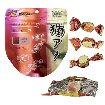 CattyMan Deli Cube Tuna КЕТТІМЕН ЦУКЕРКИ КУБИКИ ДЕЛІ З ТУНЦЕМ ласощі для котів 0,03 кг