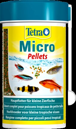 Корм Tetra Micro Pellets для акваріумних дрібних рибок, 100 мл (гранули)