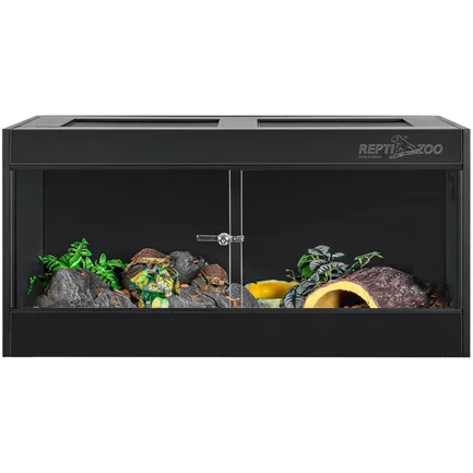 Тераріум з ПВХ Repti-Zoo Terrarium PVC 90x45x45 см (CN904545PN) скляними дверцятами для рептилій і амфібій: додаткове фото 2