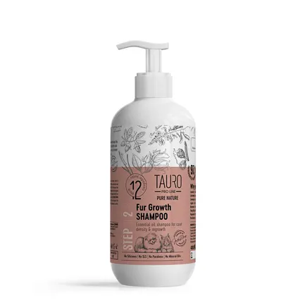 Tauro Pro Line Pure Nature Fur Growth Shampoo Шампунь для стимуляції росту шерсті собак і котів, 400 мл