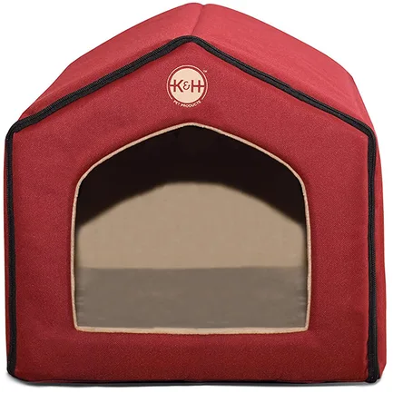 K&H Indoor Pet House будиночок для котів та собак малих порід Червоний