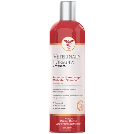 Veterinary Formula АНТИСЕПТИК та ПРОТИГРИБКОВИЙ шампунь для собак котів 0,473 л