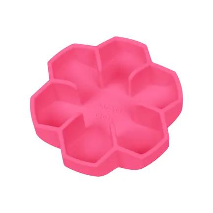 Миска для повільного харчування WAUDOG Silicone, 450 мл, рожевий: додаткове фото 5
