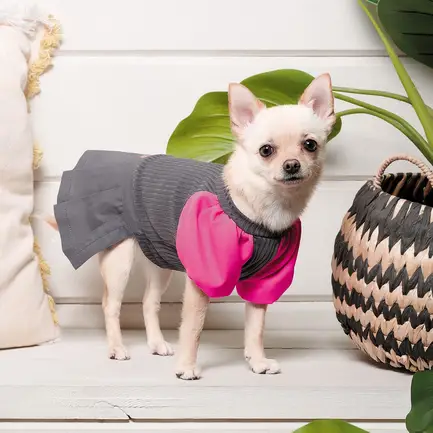 Сукня Pet Fashion «Classic» для дівчаток, розмір XS2, коричнева: додаткове фото 3
