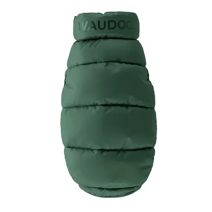Курточка для собак WAUDOG Re-clothes двостороння, XS30, A 27-30, B 43-45, C 30-33, смарагдовий: додаткове фото 5
