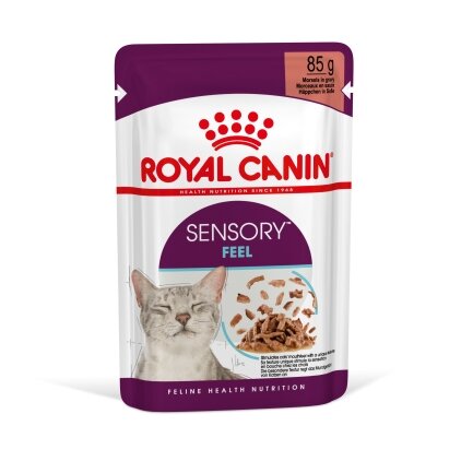 Вологий корм Royal Canin SENSORY FEEL GRAVY для котів всіх порід 85 г