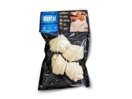 Ласощі AnimAll Dental кістка мюнхенська вузлова, 10-12 см, для собак, 10 шт,