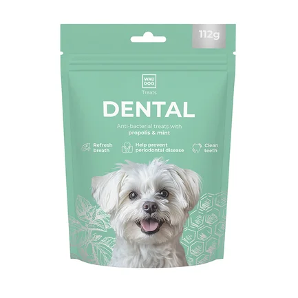 Ласощі для собак WAUDOG Treats Dental Кістка для чистки зубів з м’ятою та прополісом, 112 г: додаткове фото 3