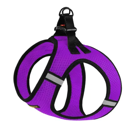 Шлея для собак Bronzedog Mesh Vest 3D сітка фіолетова XS: додаткове фото 4