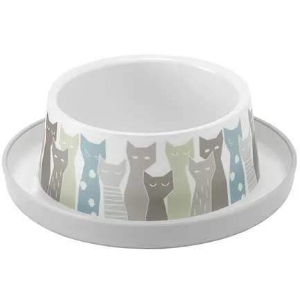 Moderna Trendy Dinner Maasai МОДЕРНА МАСАЇ миска для котів, 350мл Сіро-білий