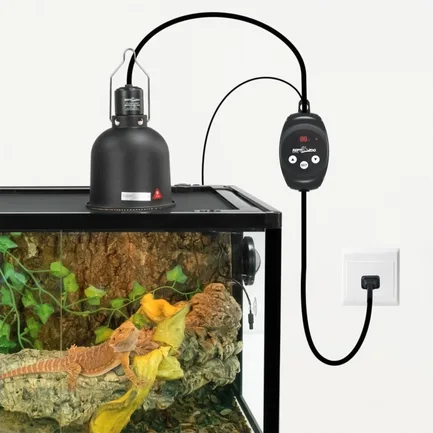 Світильник з глибоким рефлектором і термостатом Repti-Zoo RL04DTC 100W, з функцією dimming для тераріуму: додаткове фото 4