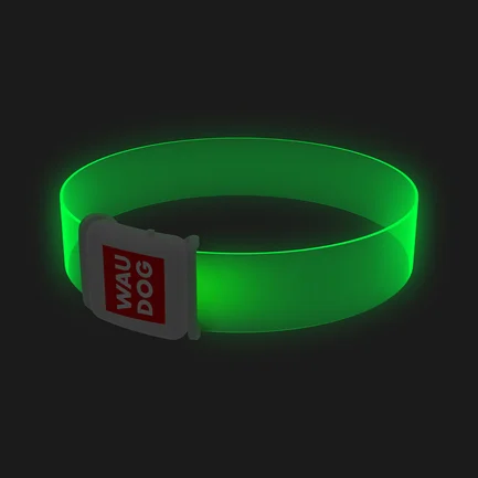 Нашийник для собак з підсвічуванням WAUDOG LED, магнітна застібка, Ш 25 мм, Дов 45 см: додаткове фото 3