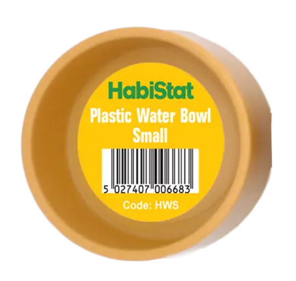HABISTAT ROUND PLASTIC WATER BOWL SMALL 7 X 7 X 2.5CM (R3100035) поїлка для рептилій: додаткове фото 2