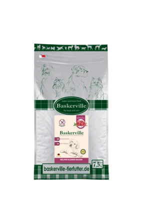 Baskerville HF Getreidefrei Welpen kleine Rassen Сухий корм для цуценят мілких порід, 7,5 кг