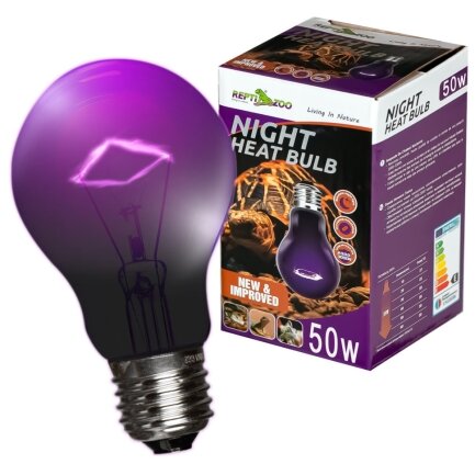 Нічна лампа з підігрівом Repti-Zoo Night Heat Bulb 50W (MHL50)