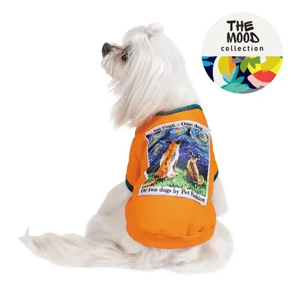 Футболка Pet Fashion «Art» для собак, розмір S, помаранчева: додаткове фото 7
