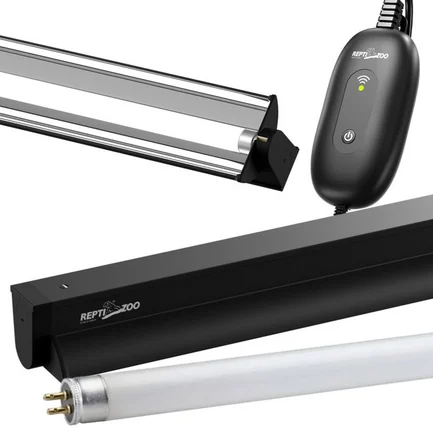 Світильник з лампою T5 Repti-Zoo Lighting Combo Smart KIT 10.0 UVB 24W 57.5 см (ZAT2824ST) для рептилій