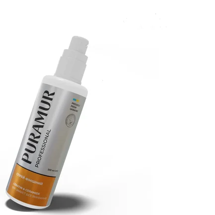 Спрей фінішний Puramur Ceratin and Ceramide SPF-захист без змивання 200 мл: додаткове фото 5