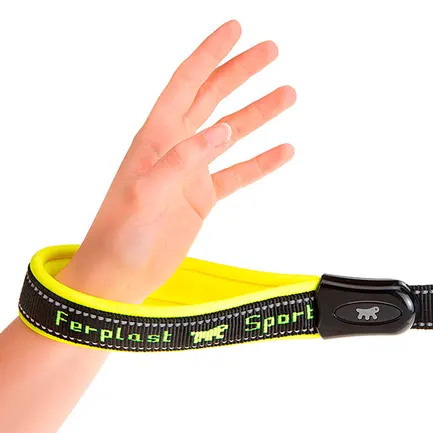 Ferplast SPORT DOG MATIC G20/120 YELLOW Повідець з автомат карабіном, нейлон: додаткове фото 3