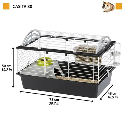 Ferplast CAGE CASITA 80 (x1) Клітка для кролів в інд уп: додаткове фото 2