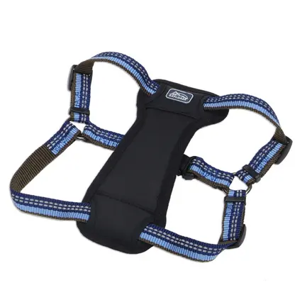 Coastal K9 Explorer Harness КОСТАЛ К9 ЕКСПЛОРЕР світловідбивна шлея з нагрудником для собак 11.3-22.6кг Сапфіровий