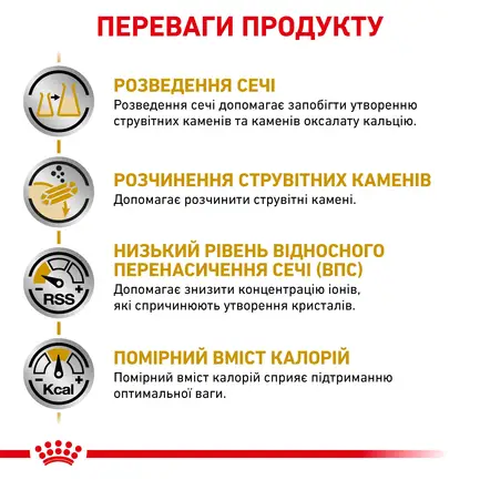 Дієтичний вологий корм Royal Canin URINARY S/O MODERATE CALORIE CAT (шматочки у соусі) для котів 85 г: додаткове фото 2